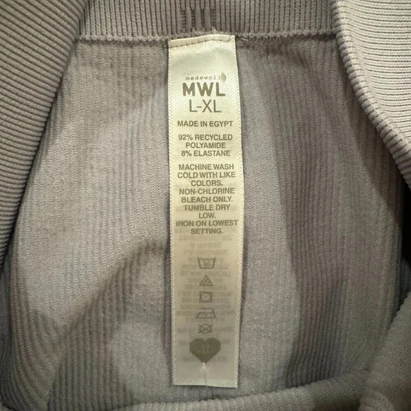 NWT Madewell MWL Seamless Ribbed Legging in Faded Lavender - Picture 6 of 9